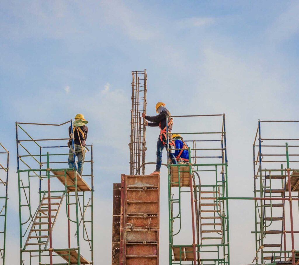 Scaffolders from Eastern Europe