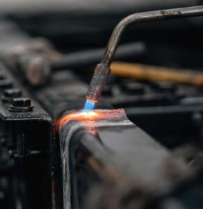 Gas-shielded welding: The most commonly used welding process